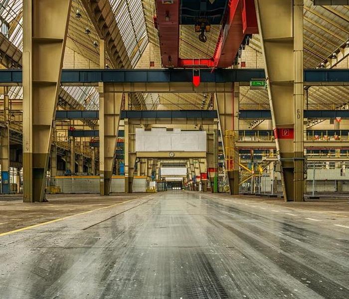 empty industrial building