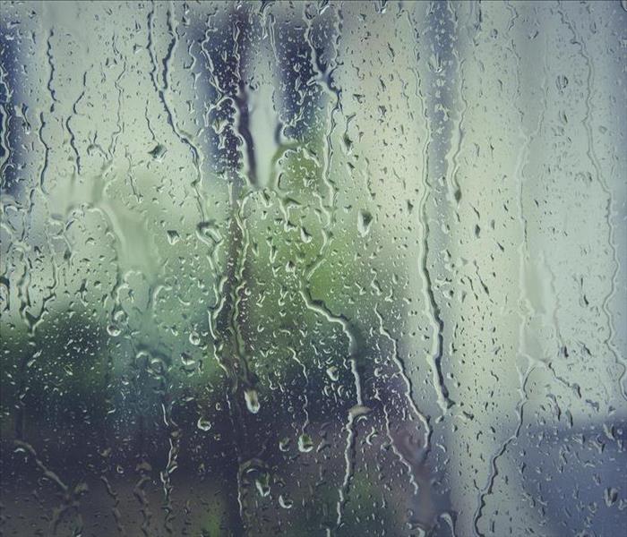 rain on a window