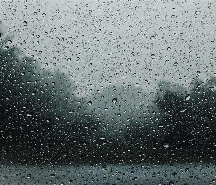 raindrops on a window